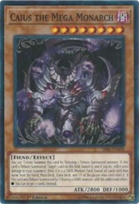 Yugioh! Caius the Mega Monarch - SR06-EN008 - Common - 1st Edition Near Mint, En