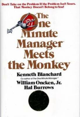 The One Minute Manager Meets The Monkey - Hardcover By Ken Blanchard - GOOD