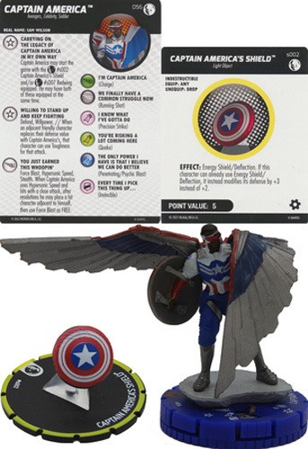 Marvel Heroclix Disney+ Super Rare : Captain Carter w/ Shield 041a & s005
