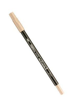 1122-C-91 Marvy Extra Fine Tip Le Plume II Double Ender Marker Pen Tan