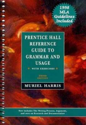 Prentice Hall Reference Guide to Grammar and Usage With ExercisesWi - VERY GOOD