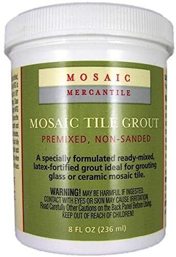 Mosaic Mercantile Premix Grout, 8-Ounce, White