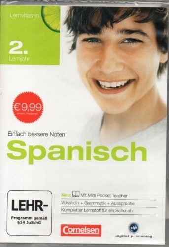 Cornelsen - Lernvitamin Spanisch 2. Lernjahr - PC Software - Neu / OVP