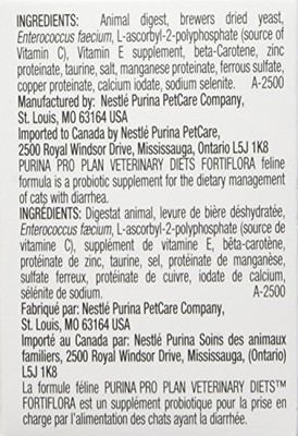 Pro Plan Veterinary Diets Purina Fortiflora Feline Nutritional Supplement Box...