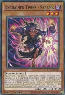 Unchained Twins - Sarama - ETCO-EN029 - Common - 1st Edition x1 - Near Mint