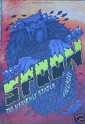 SPOON/Heavenly States F970 Fillmore Poster Matt Leunig