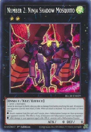 遊戯王カード Ｎｏ．2 Yu-Gi-Oh! Wiki - Number 2: Ninja Shadow Mosquito