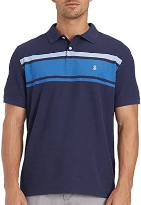 

IZOD Мужская рубашка-поло с полосками на груди, , Темно-синий, Navy, 45GK351410