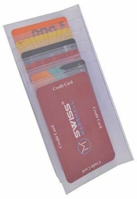 Set of 2 Clear Premium Quality Checkbook Wallet Insert from Swiss Marshall