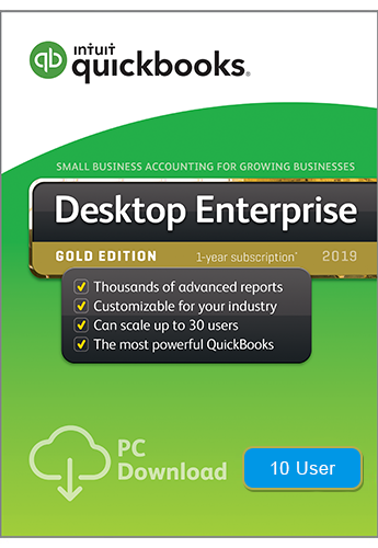 2019 QUICKBOOK ENTERPRISE-1 USER-GOLD EDITION