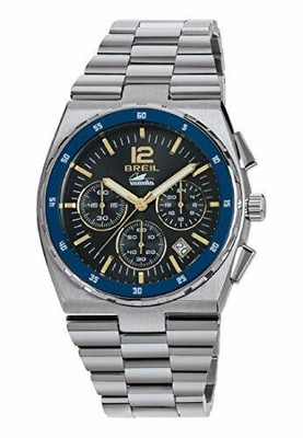 Armbanduhr BREIL Mann Manta Sport quadrante grau Uhrarmband Stahl Schmuck