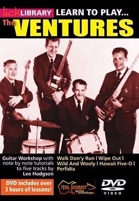 Lick Library LEARN TO PLAY THE VENTURES SURF ROCK Guitar Lessons Video DVD