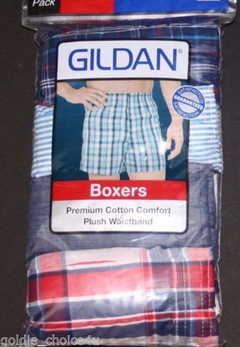Néw mens gildan 5 pack boxer briefs Sz small