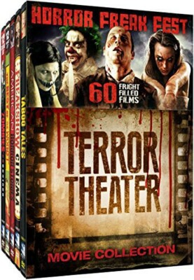Horror Freak Fest: Terror Theater 60 Movie Collection-DVD, 2015, 15-Disc Set