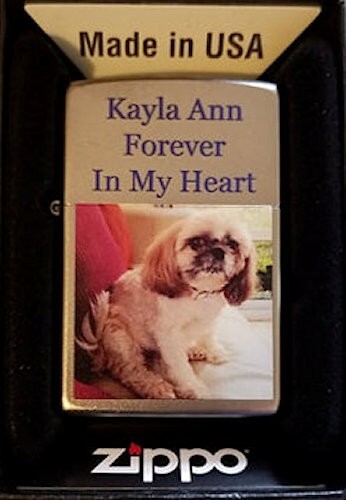 CUSTOM 2 SIDED ZIPPO LIGHTER PERSONALIZE BOTH SIDES WITH YOUR IMAGES OR LOGOS