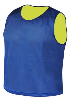 CASACCA - PETTORINA MULTISPORT JUNIOR DOUBLE FACE ROYAL/GIALLA