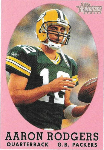 Aaron Rodgers Rookie Football Cards