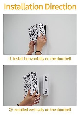 Oryx Doorbell Chime Cover Box Only Grey Door Bell Covers For Wall Wood Piano Pai
