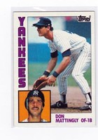 Don Mattingly Rookie Baseball Cards