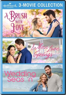 A BRUSH WITH LOVE + WHEN LOVE SPRINGS + WEDDING SEASON New DVD Hallmark Channel