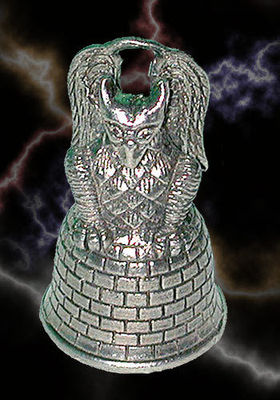 Gargoyle 3D Design Guardian Bell Motorcycle Ride Bell or Keychain