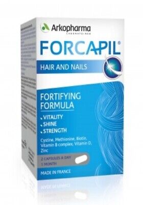 Arkopharma Forcapil Hair And Nails 60 Capsules Against Hair Loss, Brittle nails
