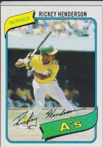 Rickey Henderson Rookie Baseball Cards