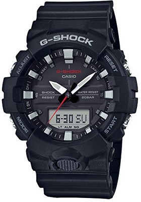 CASIO G-SHOCK GA-800-1AJF Big Case Dual Time Analog Digital Men's Black Japan