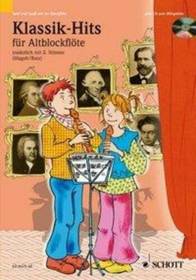 Klassik-Hits. Ausgabe mit CD | 1-2 Alt-Blockflöten | Hans Magolt (u. a.) | Buch