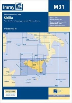 Imray Chart M31: Sicily by Imray [Paperback]
