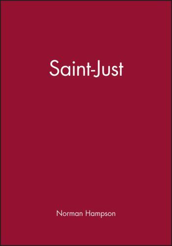 Saint-Just　NORMAN HAMPSON Saint-Just by Norman Hampson (1991, Hardcover) for sale