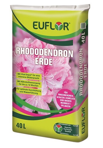 Euflor Rhododendronerde Torfreduziert 40l