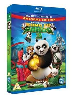 Kung Fu Panda 3 Blu-Ray (2016) Alessandro Carloni, Yuh (DIR) cert PG Great Value