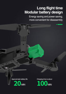 2022 New RC Drone 4k HD Wide Angle Camera WIFI FPV Drone Dual Camera Quadcopter