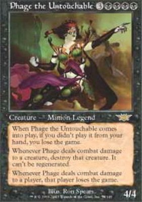 Phage the Untouchable - Foil Legions MTG Magic - Kid Icarus
