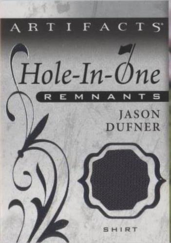 2021 Upper Deck Artifacts - Jason Dufner #OR-JD