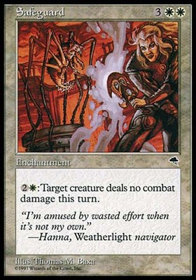 1x Safeguard Tempest MtG Magic White Rare 1 x1 Card Cards