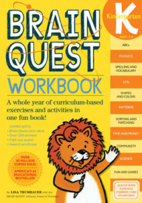 Brain Quest Workbook: Kindergarten - Paperback By Trumbauer, Lisa - VERY GOOD