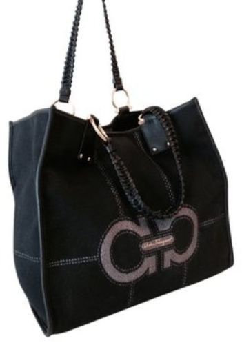 Salvatore Ferragamo Women's Tote Bag 21 5608 NERO 0766758