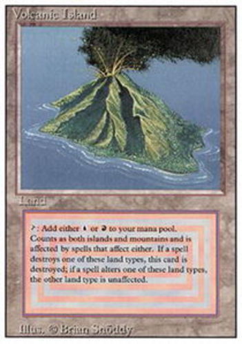 MTG Tropical  ③ MTG Magic The Gathering Revised 3rd TROPICAL ISLAND
