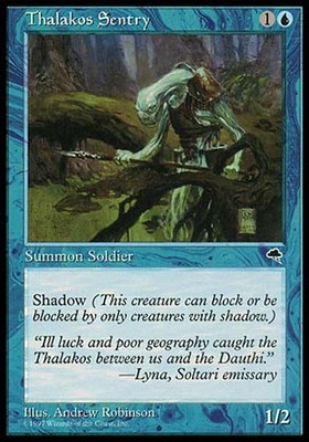 4x Thalakos Sentry Tempest MtG Magic Blue Common 4 x4 Card Cards