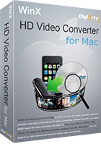 Digiarty WinX HD Video Converter +  DVD Ripper lebenslange Lizenz macOS Download