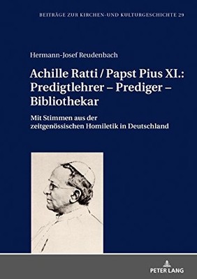 Peter Lang GmbH Internationaler Verlag der Wissenschaften 45606 Achille Ratti