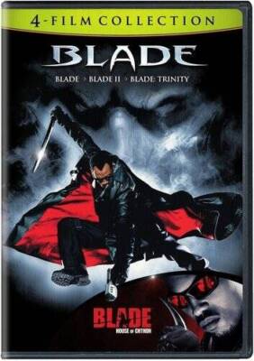 4 Film Favorites: Blade Collection (Blade / Blade II / Blade: Trinity / B - GOOD