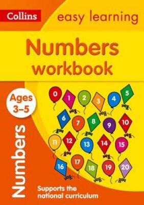 Numbers Workbook Ages 3-5: Prepare for Preschool with Easy Home Learning: New