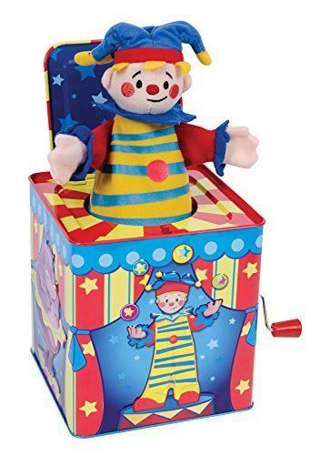 （レアサンプル品）JACK IN THE BOX Schylling Jack-In-The-Box Metal Crank Toy Works Perfect