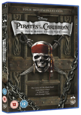 Pirates of the Caribbean 1-4 DVD (2012) Chow Yun-Fat, Verbinski (DIR) cert 12 4