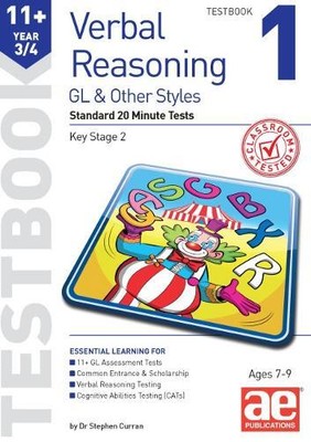Dr Stephen C Cu 11+ Verbal Reasoning Year 3/4 GL & Other (Paperback) (UK IMPORT)