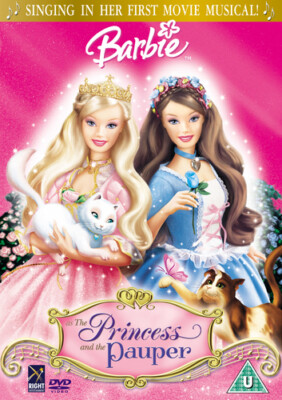 Barbie: The Princess and the Pauper DVD (2011) William Lau cert U Amazing Value