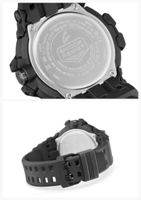 Pre-owned Casio G-shock Gravity Master Gr-b300-1ajf Men's Watch Bluetooth Black Psl
